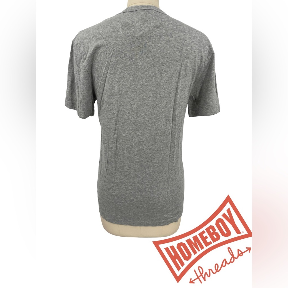 James Perse Light Gray Cotton Tee - Picture 2 of 4